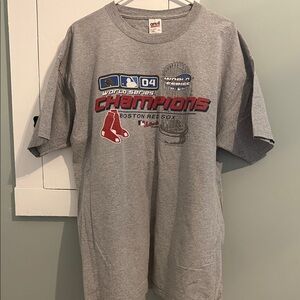 Anvil Gray Boston Red Sox Champions 2004